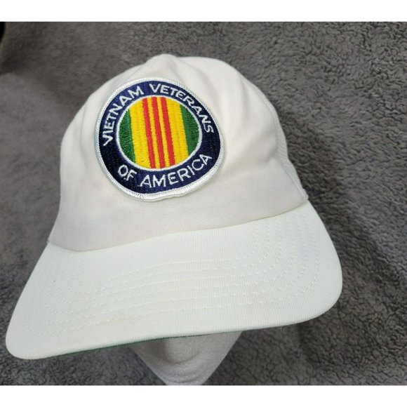 New Era Vietnam Veterans of America Baseball Cap Hat Mesh Snapback Vtg M-L USA - Picture 1 of 8